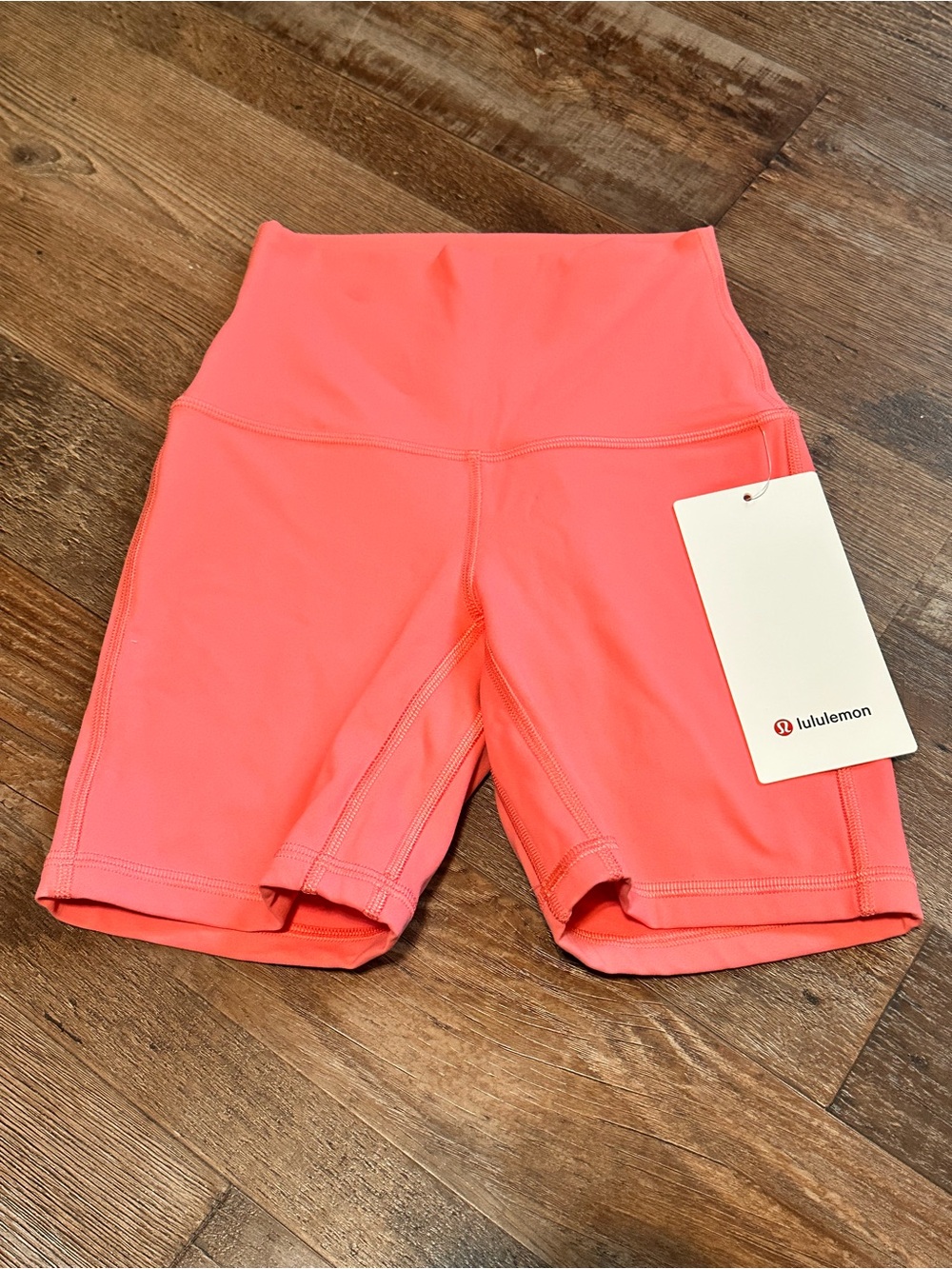 Lululemon Pink/Coral 6” Align Shorts